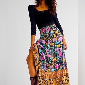Butterfly Maxi Skirt - Firefly (colorway)